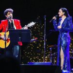 Darren Criss Instagram – finally winding down after an incredible night at @beacontheatre . Was looking forward to it all year. Thank you to everyone who made it so special- all my musicians, all my special guests, all the production and crew from the venue as well as the amazing folks from eMusic Live who managed to make our livestream look like we rehearsed making it for days (we didn’t), and made something awesome for the many folks that couldn’t make it to the show in person. Whether you were there, masked & vaxed in person, or tuning in on a screen from all parts of the world, I am so grateful for your support. You really brought the energy, and we definitely felt it tonight- in all its Yuletide glory. Thank you. I am so glad we got to do at least this ONE Holiday show this year. Here’s to doing many more in the Holiday Seasons to come! Whoop-de-doo!
📸: @jeffaugerphotog Manhattan, New York
