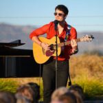 Darren Criss Instagram - what a sunny & serene setting to sing a scrappy & somewhat spontaneous set of songs from the stage & screen. 🍷 ☀️ 🎶 thank you @bwayandvine for having me, @bobmc for the 📸 and @carnerosresort for hosting all of us . Was a lovely time. 😎 7/28/23 #latergram Carneros Resort and Spa