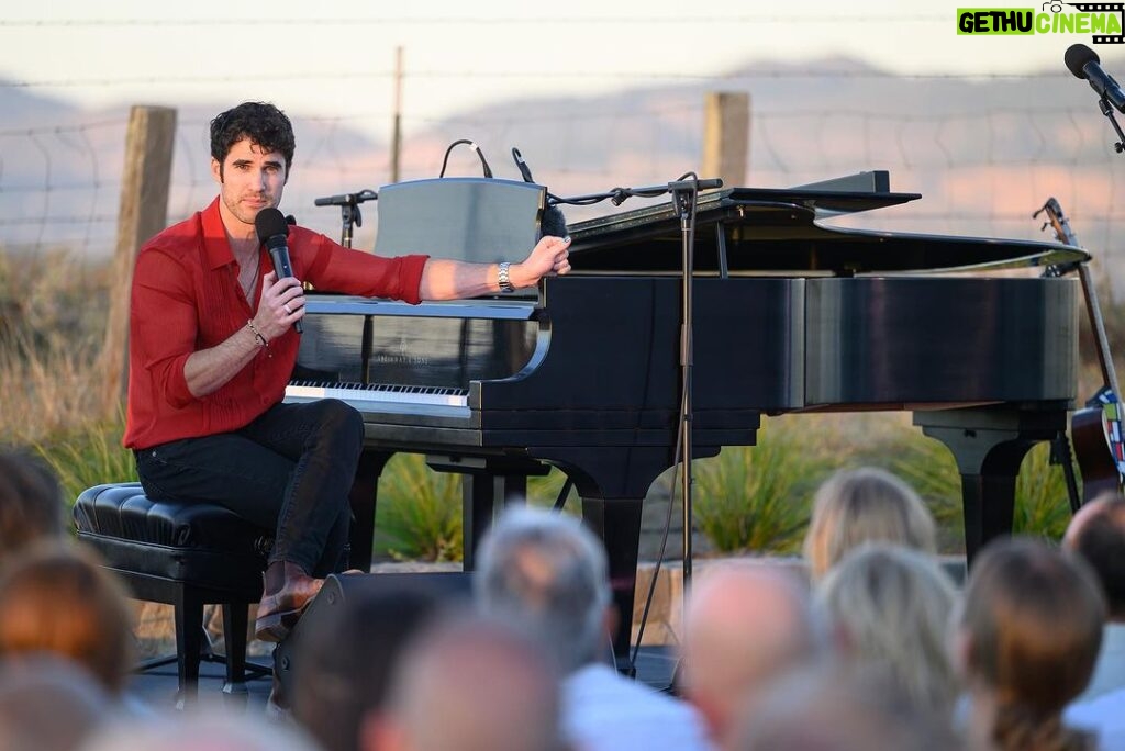 Darren Criss Instagram - what a sunny & serene setting to sing a scrappy & somewhat spontaneous set of songs from the stage & screen. 🍷 ☀️ 🎶 thank you @bwayandvine for having me, @bobmc for the 📸 and @carnerosresort for hosting all of us . Was a lovely time. 😎 7/28/23 #latergram Carneros Resort and Spa
