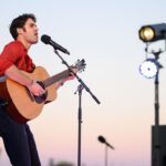 Darren Criss Instagram - what a sunny & serene setting to sing a scrappy & somewhat spontaneous set of songs from the stage & screen. 🍷 ☀️ 🎶 thank you @bwayandvine for having me, @bobmc for the 📸 and @carnerosresort for hosting all of us . Was a lovely time. 😎 7/28/23 #latergram Carneros Resort and Spa