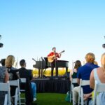 Darren Criss Instagram - what a sunny & serene setting to sing a scrappy & somewhat spontaneous set of songs from the stage & screen. 🍷 ☀️ 🎶 thank you @bwayandvine for having me, @bobmc for the 📸 and @carnerosresort for hosting all of us . Was a lovely time. 😎 7/28/23 #latergram Carneros Resort and Spa