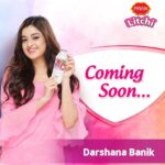 Darshana Banik Instagram - Happy to be associated with #pran family on their upcoming #pranlitchidrink #eidcampaign for both Bangladesh and India. 💜💕💕 Thank you team.