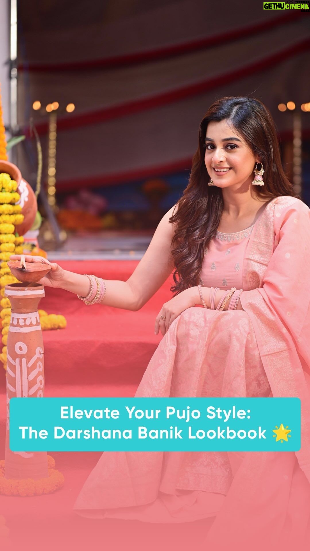 Darshana Banik Instagram - Get ready to dazzle like a superstar this Pujo! β¨ @DarshanaBanik and @myself_Koushani are all geared up to add a touch of glamour to your festive season with Pantaloons! π Join us in immersing ourselves in the Pujo spirit and celebrating with panache! π Visit Pantaloons today to steal the spotlight with celebrity-inspired looks and elevate your celebrations. β¨π #Pantaloons #PantaloonsFashion #FestiveGlam #PujoDiaries #Pujo2023 #FestiveWardrobe #TwinningInStyle #PujoVibes #PantaloonsPujoMagic #PujoCollection #PujoReady #StyledByPantaloons #GetReadyWithMe #DurgaPujo #PantaloonsPujoFever #TwinningOnOshtomi #PujoManeiPantaloons #PlayWithFashion #pujomaneiwardroberefresh #DarshanaBanik