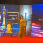 Darshana Banik Instagram - Today at #leadershipconclave #2024 hosted by @news18bangla What a beautiful event to felicitate a few notable achievers and entrepreneurs from different fields in Bengal. Congratulations to all of them 💐 And got a chance to share the stage with very handsome and my favourite @itsmeabirchatterjee . @sampurnalahiri was perfect as the host of the show💕 @biditabag ,thank you for this beautiful saree. Jewellery- @gahanejewellery Makeup- @ahuti_dutta_makeup @optimisticaamrapali96 Taj City Centre New Town, Kolkata