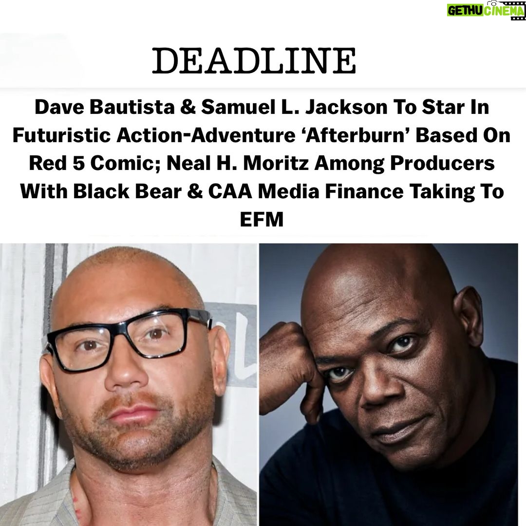 Dave Bautista Instagram - burn baby burn #AfterburnMovie @samuelljackson