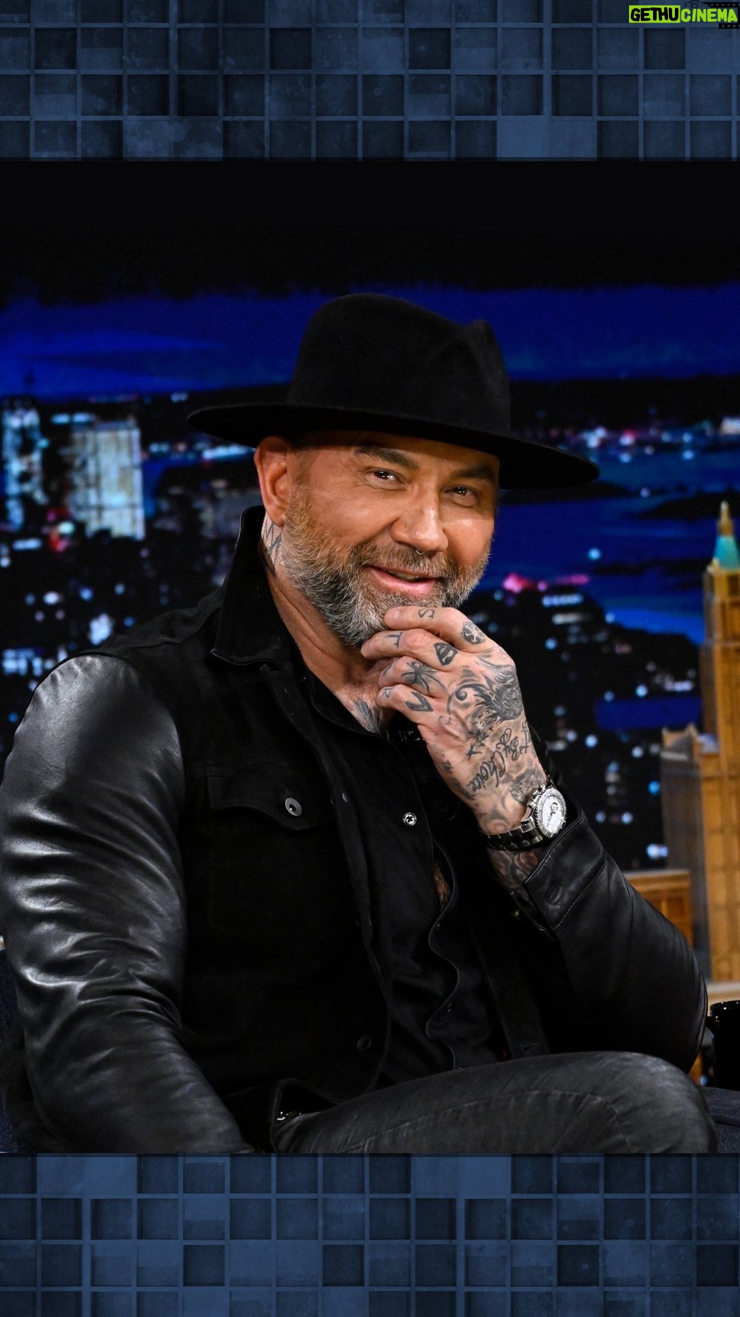 Dave Bautista Instagram - @davebautista explains why he’s leaving Drax & the @guardiansofthegalaxy series. #FallonTonight The Tonight Show Starring Jimmy Fallon