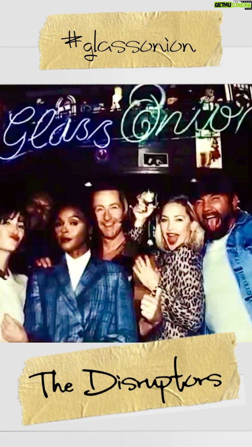 Dave Bautista Instagram - exceptional people and I’m so grateful #glassonion @knivesout @netflix