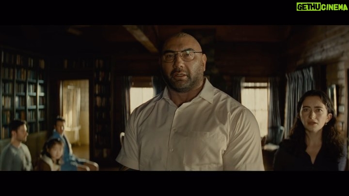 Dave Bautista Instagram - Will you make the choice? #KnockAtTheCabin 2.3.23