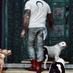 Dave Bautista Instagram - Home is where my dogs are… #HappyBirthday #Ollie #Maggie #Penny