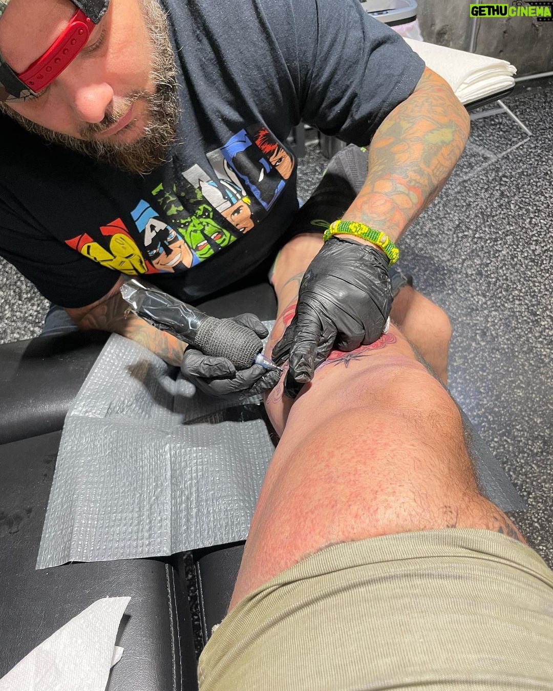 Dave Bautista Instagram - @dcsocietyink tattoo dump. #armyofthedead #LasVengeance #DreamChaser Tampa, Florida