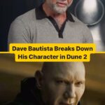 Dave Bautista Instagram - “He’s an insecure coward.” #Dune2 star, @davebautista, breaks down the rage and insecurity that fueled his character, Glossu “Beast” Rabban, in the film . . . #dune #dunemovie #duneparttwo #dunepart2 #film #cinema #interview #davebautista #timotheechalamet #zendaya #austinbutler #gamespot