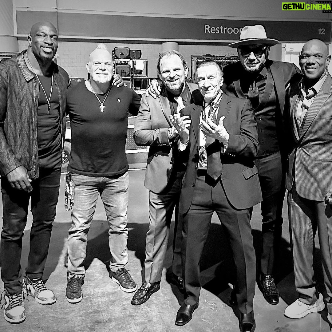 Dave Bautista Instagram - Some stars never look back….and some never forget where they came from. — A big thanks to Dave Bautista for being a special part of the 2023 Olympia. — Hollywood loves Dave, but his heart remains with us. #Olympia23 @davebautista