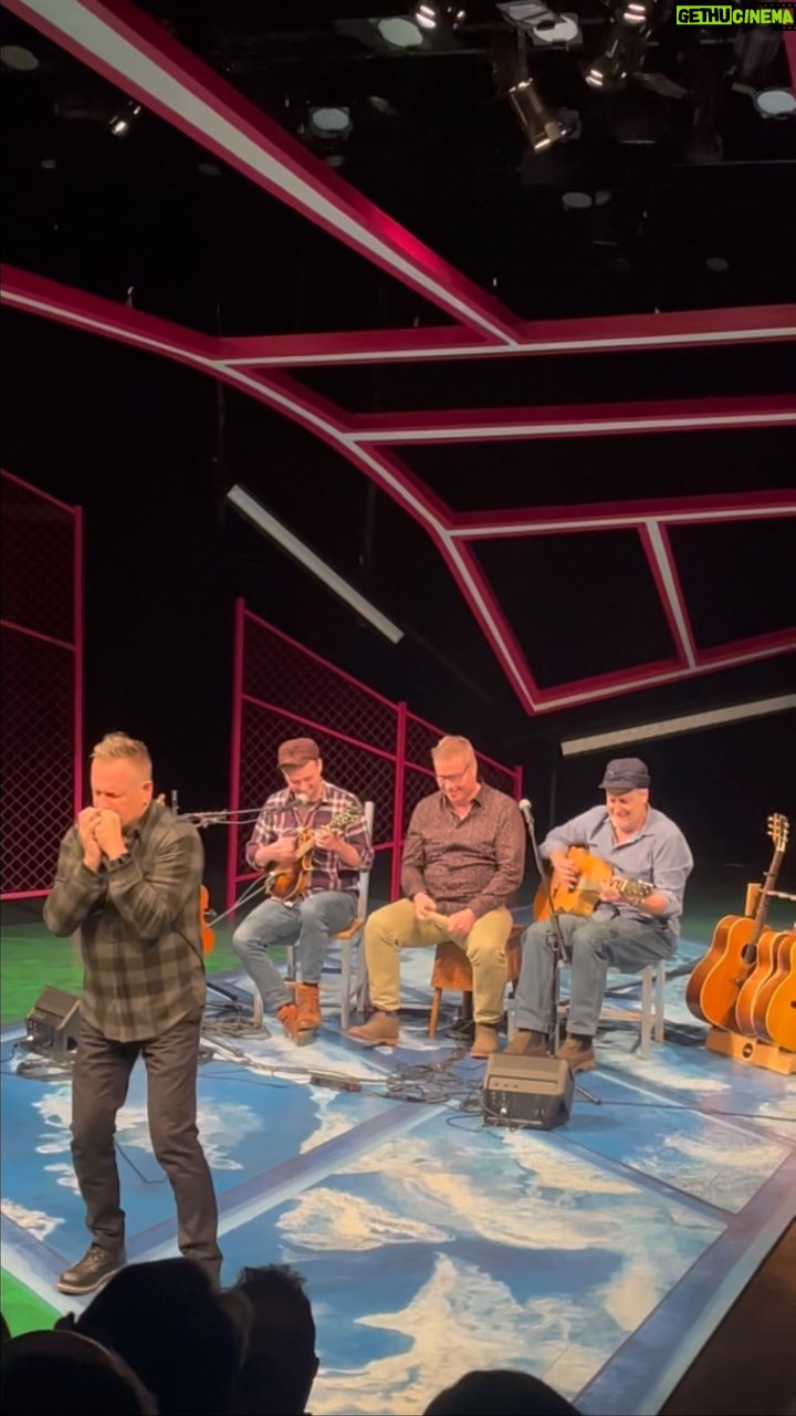 Dave Coulier Instagram - What a way to kick-off the New Year, playing live onstage at the Purple Rose theater with my buddies, Jeff Daniels, special guest, hockey Hall Of Famer, Larry Murphy and the talented @umjazzfiddle. #coolernewyear #happynewyear #coolermusic