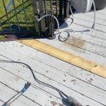 Dave Coulier Instagram - Step 1: Remove rotted deck plank. Step 2: Install new pressure treated deck plank. Step 3: Paint. Step 4: Be a happy man. #cooler #coolerbuild #diyhomeprojects