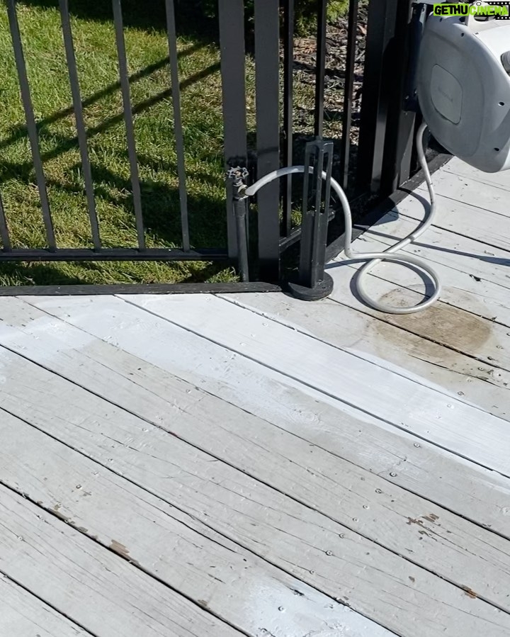 Dave Coulier Instagram - Step 1: Remove rotted deck plank. Step 2: Install new pressure treated deck plank. Step 3: Paint. Step 4: Be a happy man. #cooler #coolerbuild #diyhomeprojects