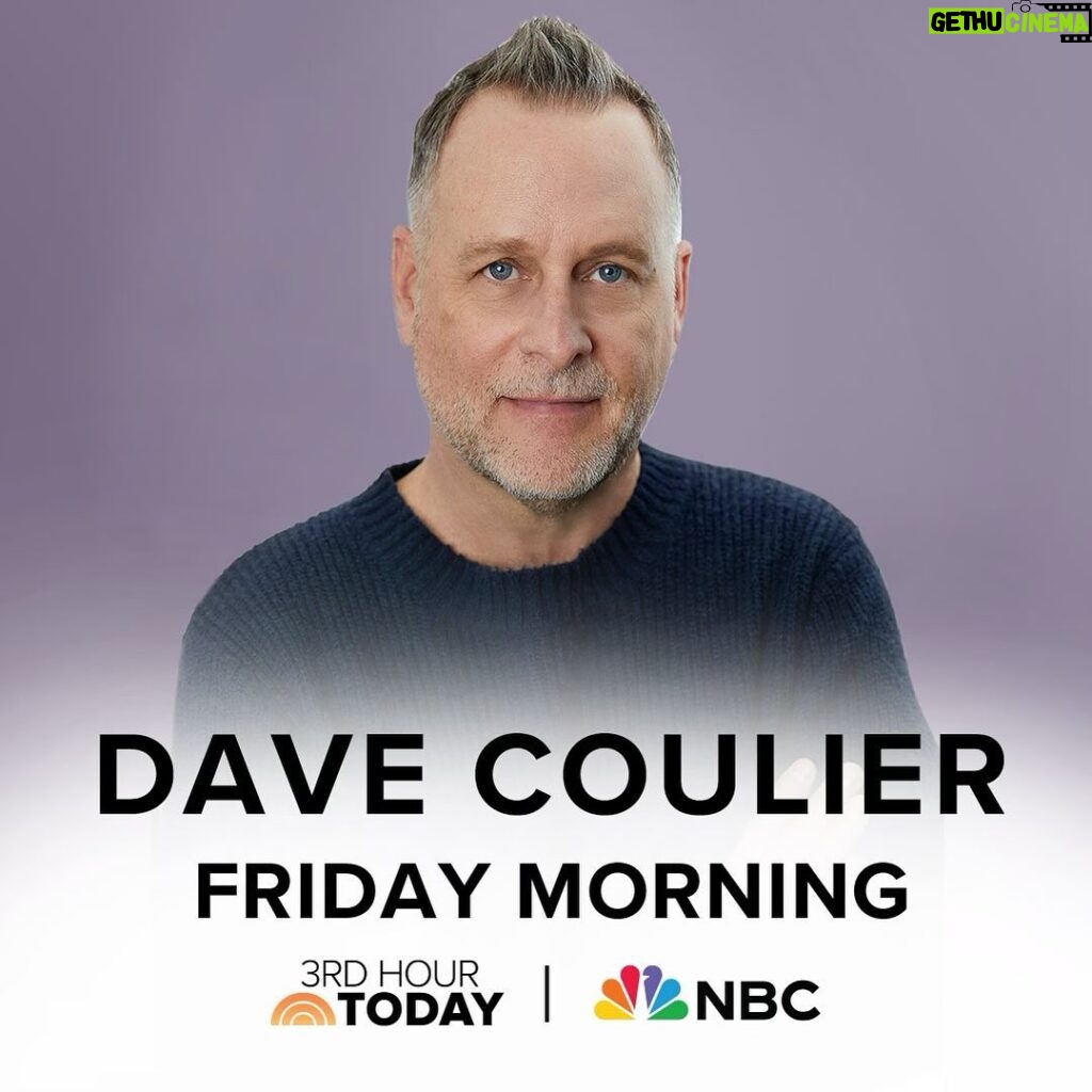Dave Coulier Instagram - TGIF! I’m going to be on the 3rd Hour of TODAY! It’ll be a Full House this Friday morning on NBC @TODAYshow talking about my #fullhouserewind video podcast!