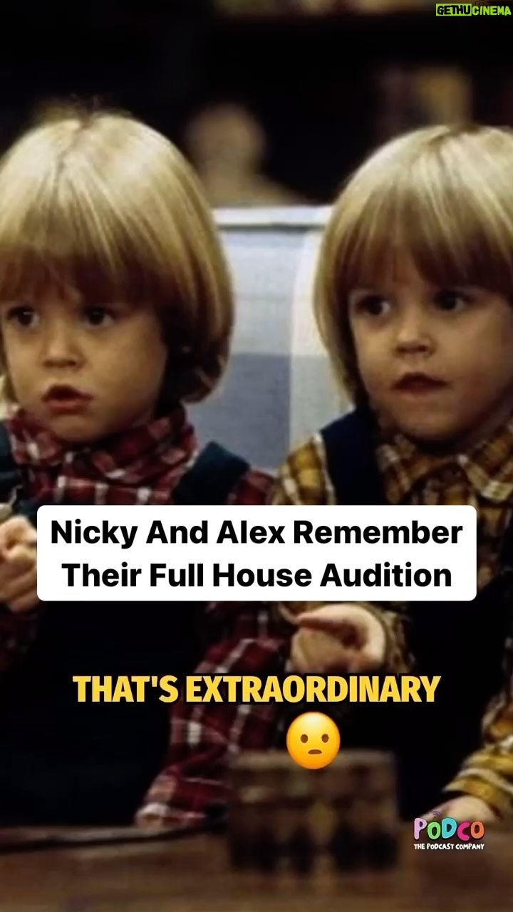 Dave Coulier Instagram - The #FullHouse family wouldn’t be complete without Nicky and Alex 🫶. Loved catching up with @realityduality about his days on set… when though he was only two years old! Go check it out now! #fullerhouse #tgif #davecoulier
