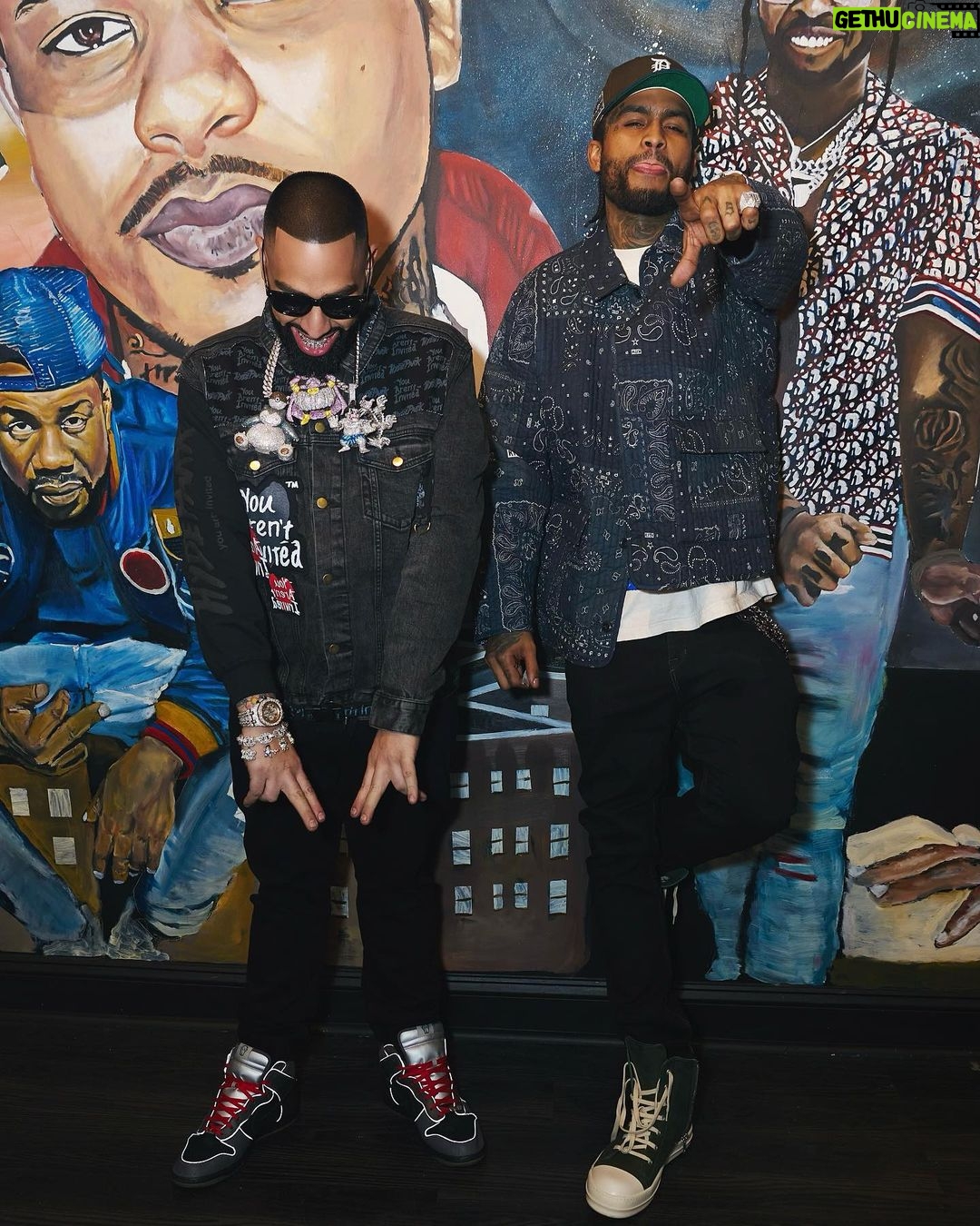 Dave East Instagram - Just know when u see us together we gonna get some $$!!!! @therealbigtrill