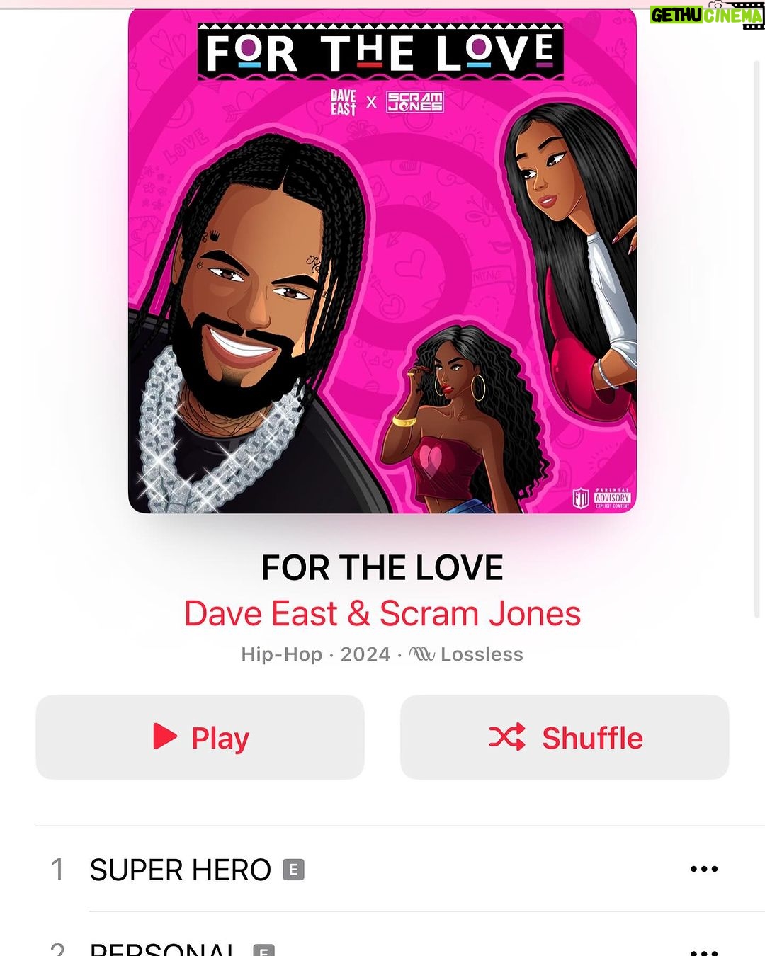 Dave East Instagram - Now Available On All Platforms #FORTHELOVE @scramjones