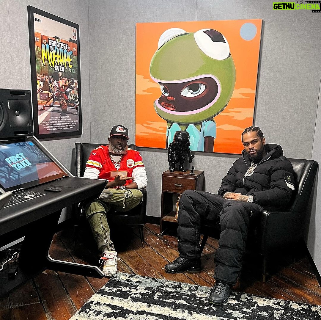 Dave East Instagram - At the @Thecompound with Yoda @iam_setfree and @espn putting the plan together! @hebrubrantley