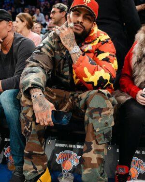 Dave East Instagram - Cops Snatch Me In Bacc Of That Van Barkin…Supreme On The Floor At Madison Square Garden…I Beg Ya Pardon, But I Done Took Meds Often, Indictments Fallin Out The Sky I Hear The Feds Talking…. @nyknicks