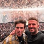 David Beckham Instagram - Cheers to great weekends with family and friends 🍻⚽️🎸 @brooklynpeltzbeckham @cruzbeckham @davidgardner @cjjonesss @edwardnortonofficial @edruschaofficial