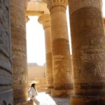 David Bisbal Instagram - Una de las cosas que más disfruté durante el día en que visitamos las canteras de Aswan, el Templo de Philae y el Templo de Kom Ombo, fue la forma en que estos templos han sido reutilizados a lo largo del tiempo. Se pueden ver inscripciones cristianas y grafitis de la expedición de Napoleón Bonaparte, lo que añade una capa adicional de historia y significado a estos antiguos sitios. También hubo tiempo para disfrutar a bordo! Me dieron una Derbuka y me puse a tocar sin conocimiento! Ja ja ja ja ja ja. Sobre el tema de los animales, ya sabéis que me encantan!!! Qué bonicos los perros, me los llevaría todos a casa!