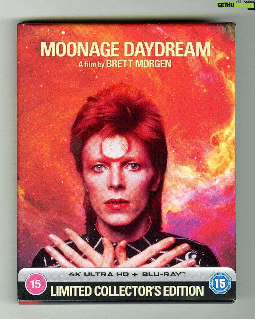 David Bowie Instagram - MOONAGE DAYDREAM 4K UHD + BLU-RAY OUT MONDAY “Make me baby, Make me know you really care, Make me jump into the air.…” A quick reminder that Brett Morgen’s Moonage Daydream is due via Universal on 11th December as an ULTRA HD + BLU-RAY LIMITED COLLECTOR’S EDITION and separately as a LIMITED EDITION STEELBOOK. The Limited Edition Steelbook is basically what you get inside the Limited Collector’s Edition, minus the 4 Collectors Art Cards and the Rigid Slipcase with Soft-touch finish and Spot-gloss. Order here: https://www.bowiemoonagedaydream.com/ (Linktree in bio) Taken from the film, the first image here is of David performing "Heroes" at Earls Court in 1978. + - + - + - + - + - + - + - + - + - + - + - + - + - + Product description: Now for the first time in 4K UHD, with new bonus features. From Oscar-nominated filmmaker Brett Morgen, director of Cobain: Montage of Heck and The Kid Stays in the Picture, MOONAGE DAYDREAM is an immersive cinematic experience; an audio-visual space odyssey that not only illuminates the enigmatic legacy of David Bowie but also serves as a guide to living a fulfilling and meaningful life in the 21st Century. Told through sublime, kaleidoscopic, never-before-seen footage, performances and music, MOONAGE DAYDREAM is the first officially sanctioned film to explore Bowie’s creative, musical and spiritual journey, guided by Bowie’s own narration. LIMITED COLLECTOR’S EDITION Includes 4K UHD and Blu-ray Gloss Finish Steelbook Rigid Slipcase with Soft-touch finish and Spot-gloss 4 Collectors Art Cards ALL NEW BONUS FEATURES MOONAGE SOUNDSCAPES - Interview with Brett Morgen, David Giammarco & Paul Massey Q&A AT THE TCL CHINESE THEATRE - Featuring Brett Morgen, Mark Romanek, Mike Garson & Jack Black PREVIOUSLY UNSEEN LIVE PERFORMANCE OF ‘ROCK N ROLL WITH ME’ INTERVIEW FEATURETTES – with Director Brett Morgen A film that is the Artist More than a Musician Working with the Archive + - + - + - + - + - + - + - + - + - + - + - + - + - + #BowieMoonageDaydreamFilm