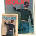 David Bowie Instagram - Please forgive the graininess of our latest Bowie Reflection. It’s an enlargement of TJ Newton (Bowie) on the set of The Man Who Fell To Earth, taken by David James. Here’s the caption from the reverse of the uncropped photo: “Mary-Lou (CANDY CLARK) tries to break down formal barriers between herself and Thomas Jerome Newton (DAVID BOWIE) when she invites him into her bathroom.” The second image is of Bowie’s original artwork (see signature bottom right), a collage he created utilising two other stills from the same scene. If you’re unfamiliar with this piece, it first appeared as a full-page in the 1976 ISOLAR tour programme and it was also an exhibit at the David Bowie Is V&A exhibition. (See last image) Look closely at Bowie’s reflection and the bubbles in the bath. A bit of pre-Photoshop scalpel work by Bowie. Thankfully, his replacement of the bubbles with Linoleum keeps us on the right side of social platform censors. The original image of Mary Lou was a little more revealing. #BowieReflections