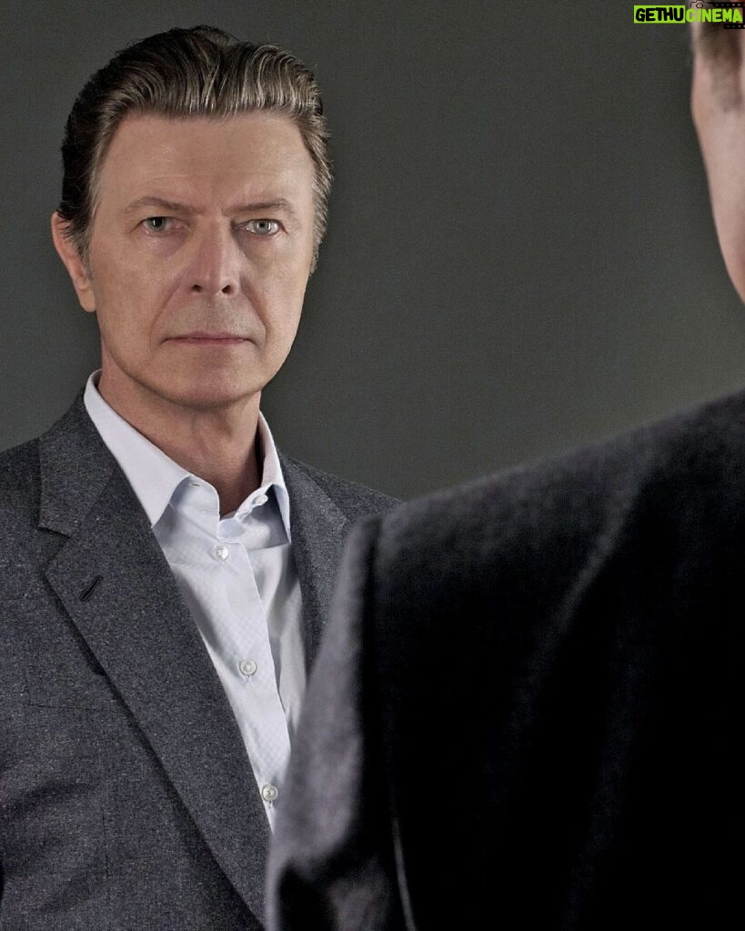 David Bowie Instagram - Jimmy King was responsible for creating many striking images of David Bowie, and this shot from 2013 is no exception. #BowieReflections