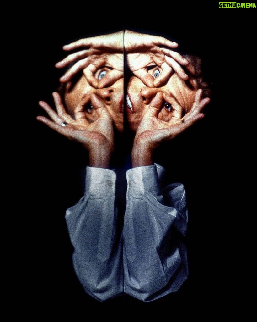 David Bowie Instagram - Jeffrey Mayer captured this magnificent image during the Miracle Goodnight video shoot in 1993. #BowieReflections