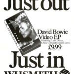 David Bowie Instagram - DAVID BOWIE VIDEO EP IS FORTY “You could look into my eyes...” Around about now, forty years ago, the David Bowie Video EP was released on VHS along with a laser disc in the US and Japan. Containing the promo videos from the Let's Dance album; Let’s Dance, China Girl and Modern Love, this release was the only source of the uncensored China Girl video. To the YouTube generation this probably doesn’t seem a particularly big deal, but forty years ago it was. And if it took your fancy, you could even dwell on a naked David Bowie’s posterior: https://www.youtube.com/watch?v=iK6gAbZdhDc (Linktree in bio) If you’re wondering about the seemingly gratuitous use of a Tony McGee Bowie portrait, a mono image from this session was colourised for the US advert. 📸 Tony McGee #BowieLetsDanceVideoEP #BowieTonyMcGee #BowieLetsDance #Bowie1983
