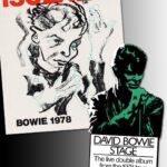 David Bowie Instagram - STAGE ALBUM IS 45 TODAY “The boy in the bright blue jacket, jumped up on the stage” * STAGE, the recorded document of the ISOLAR 2 tour, or, as it was known at the time: The 1978 World Tour, was finally released on this day in 1978 (29th September), following what must have been the longest advertising campaign for any Bowie album. There have been various iterations of STAGE since its original release, with ever expanding versions being issued in 1991, 2005 and then again in 2017. Do you have a favourite version? * No, we’re not colour-blind. The green jacket in our illustration was originally blue, blue...electric blue. #BowieStage45
