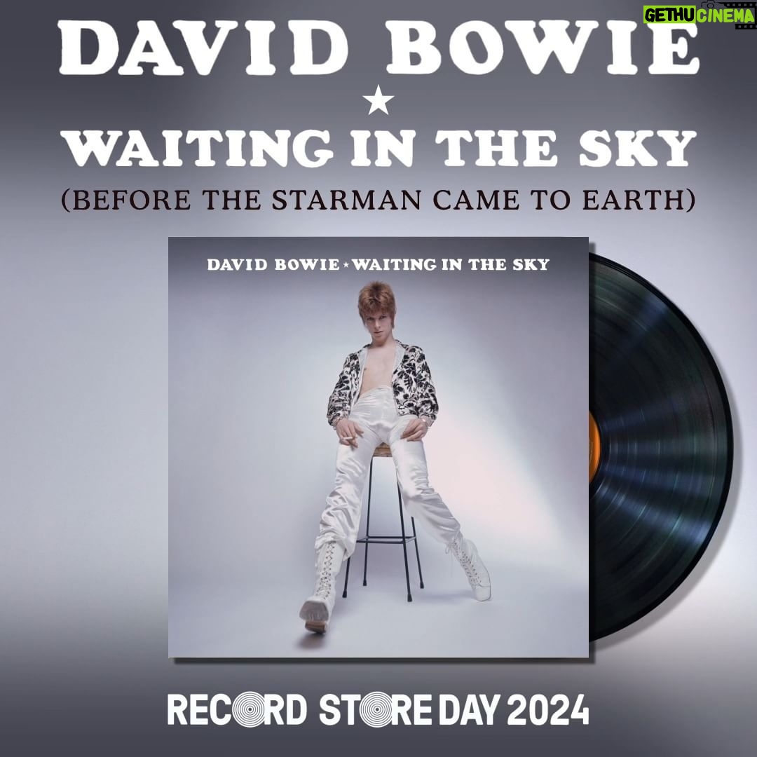 David Bowie Instagram - WAITING IN THE SKY VINYL LP FOR RSD 2024 “He’d like to come and meet us...” To mark what would have been David Bowie’s 77th birthday, Parlophone Records are proud to announce the release of a very special David Bowie limited vinyl LP, WAITING IN THE SKY (BEFORE THE STARMAN CAME TO EARTH) which will be released on 20th April, 2024 for Record Store Day. The album is taken from the Trident Studios 1/4” stereo tapes dated 15th December, 1971, which were created for the then provisional tracklisting for what would become THE RISE AND FALL OF ZIGGY STARDUST AND THE SPIDERS FROM MARS album. The tracklisting for WAITING IN THE SKY (BEFORE THE STARMAN CAME TO EARTH) runs differently from the ZIGGY STARDUST album and features four songs that didn’t make the final album. DAVID BOWIE - WAITING IN THE SKY (BEFORE THE STARMAN CAME TO EARTH) Side 1 Five Years Soul Love Moonage Daydream Round And Round Amsterdam Side 2 Hang On To Yourself Ziggy Stardust Velvet Goldmine Holy Holy Star Lady Stardust Go here for the full press release: www.davidbowie.com/blog/2024/1/7/waiting-in-the-sky-vinyl-lp-for-rsd-2024 (Linktree in bio) #BowieRSD #RSD2024 #BowieWaitingInTheSky