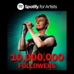 David Bowie Instagram – THANK YOU SPOTIFY FOLLOWERS

“While tens of millions found me in demand…”

Wow! We’ve just reached 10 million followers of the David Bowie Official Spotify page. https://spoti.fi/46FMreD (Linktree in bio)

Many thanks to every single one of you. 

#BowieSpotify