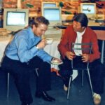 David Bowie Instagram - DAVID AND RONAN’S 25-YEAR-OLD BOWIENET CHAT “Nowhere, Shampoo, TV, come back, Boy's Own…” Today we look back 25 years to January 30th, 1999, and another BowieNet chat, which took place in the offices of Outside in London. David was chatting with Boyzone singer, Ronan Keating. Thanks to Paul Kinder over at BowieWonderworld, you can read the full transcript here: https://www.bowiewonderworld.com/chats/dbchatronan0199.htm (Linktree in bio) #BowieNet #BowieNetChat