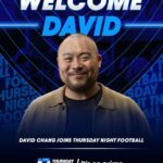 David Chang Instagram – Food and football – a perfect combination! 🏈
 
We are teaming up with award-winning chef and entrepreneur @davidchang for exclusive food-focused features, plus a new Black Friday Football culinary tradition!🧑‍🍳