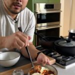 David Chang Instagram - Sweet & spicy noodles out now…I like to serve this noodle cold with a fried egg, pickled vegetables and momofuku chili crunch. Also launching the @majordomomedia YouTube channel 🙏 check it out!