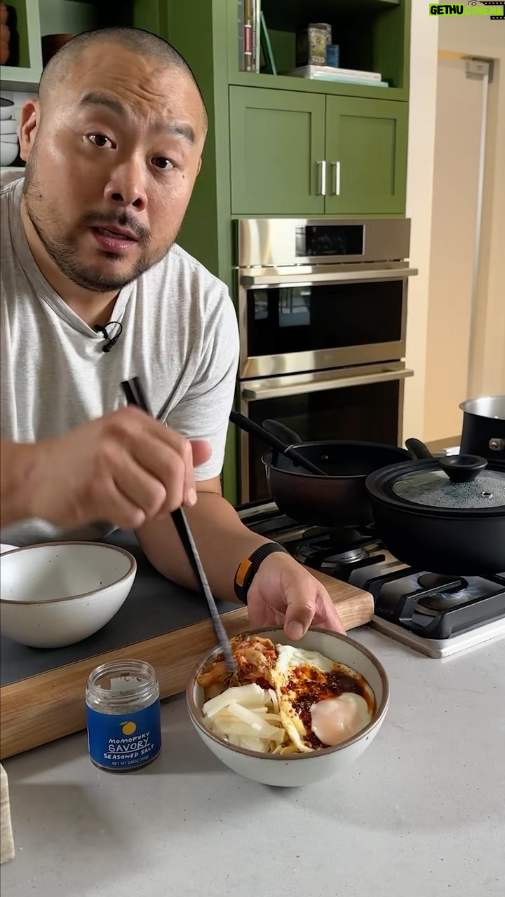 David Chang Instagram - Sweet & spicy noodles out now…I like to serve this noodle cold with a fried egg, pickled vegetables and momofuku chili crunch. Also launching the @majordomomedia YouTube channel 🙏 check it out!
