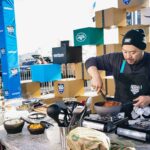 David Chang Instagram - The first Black Friday @nflonprime game is in the books. Grateful to the entire TNF family for helping me showing me the way. We worked 7 months to bring The Wedge Breaker…the inaugural thanksgiving leftover sandwich to the mvp of game. 🙏 to the entire @wholefoods @momofukugoods @majordomomedia @cookanyday @meyercookware @nyjets @miamidolphins & @metlifestadium kitchen crew for all of the help. Al doesn’t know what he’s missed out on!! ❤️ dc