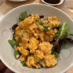 David Chang Instagram - rock shrimp tempura with creamy spicy sauce…one of the best appetizers of all time. This is from the OG Matsuhisa but you know a dish is great when even the knock offs of the original are fantastic.