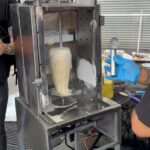 David Chang Instagram - This is one of the best ideas I’ve seen in a long time. The ice cream trompo by @evil_cooks….makes a delicious ice cream taco. They are gonna keep polishing this idea and keep being different! The trumpo is in its first design right now. I can see this idea in many places…horizontal ice cream scooping….genius . Plus the temp on the ice cream is where I love it…in the process of between melted and not