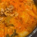 David Chang Instagram – No rice into the jigae…burn your mouth with jigae, then eat a spoonful of rice. This is the way