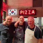 David Chang Instagram – Love these guys. 
First night out in while….

Korean Pizza Kitchen finally coming to life 🍕 Pizzeria Bianco DTLA