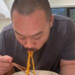 David Chang Instagram – Super simple, very tasty dish of momofuku soy & scallion noodles with our chili crunch crossed with a loose interpretation of a carbonara. Not sure what it is exactly…but it’s delicious.