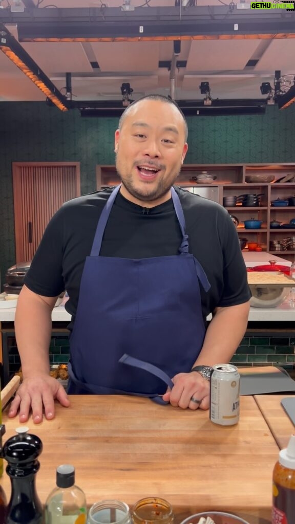 David Chang Instagram - Getting ready for @sethrogen and @ikebarinholtz to join me on @dinnertimelive tonight on @netflix. Got my first request for fried chicken so turning this into a high-low night with caviar. Maybe some special deliveries too Tune in live at 4pm pacific /7pm eastern