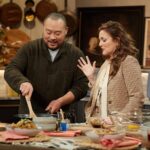 David Chang Instagram – Always so much fun on the @thedrewbarrymoreshow…made a vegetable stir-fry and the chili crunch carbonara with @momofukugoods air dried noodles 

🙏 @drewbarrymore
