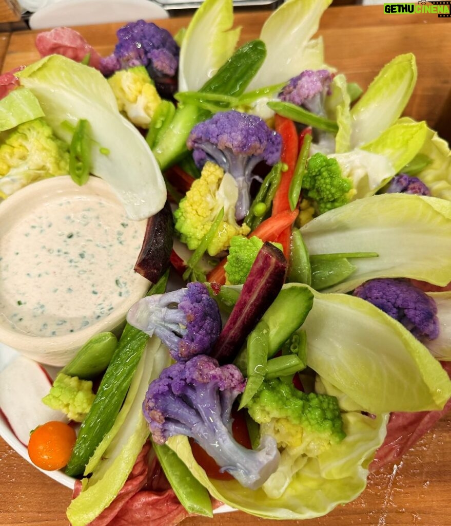 David Chang Instagram - Ranch with a side of vegetables @dinnertimelive