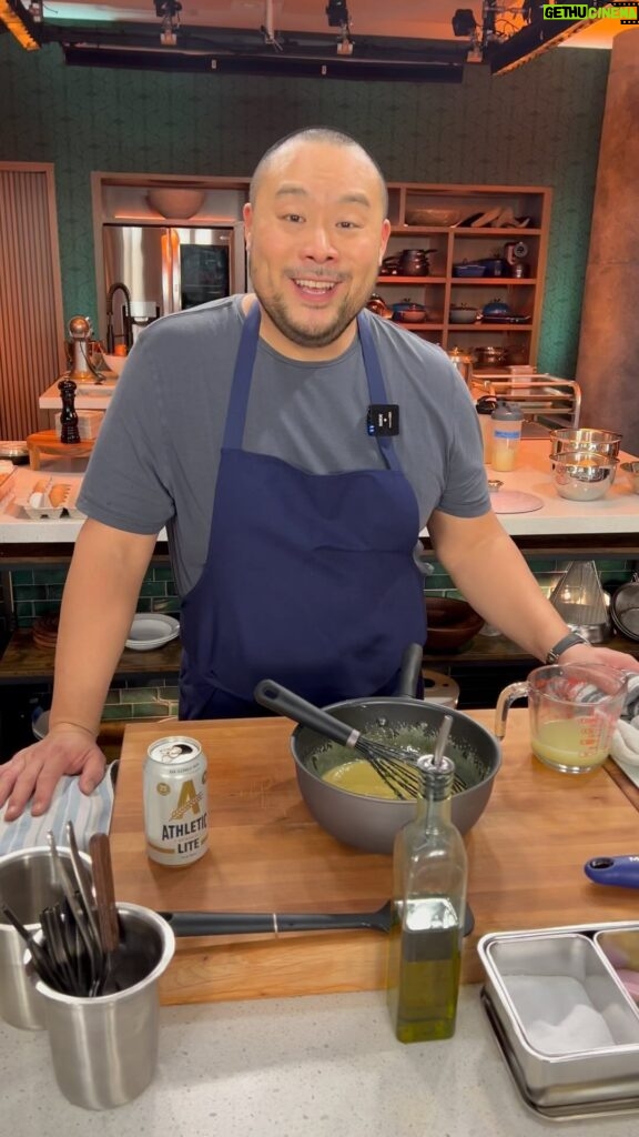 David Chang Instagram - Prepping right now for dinner tonight. We’re going LIVE TODAY 1/25 on @Netflix at 4pm PT / 7pm ET for our new show #DinnerTimeLive with yours truly. Cooking for @rashidajones and @steveyeun and I just hope I don’t burn everything