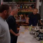 David Chang Instagram - This week’s #DinnerTimeLive with @davidchang had so many layers. Did anyone count how many layers there were in the Timparmo? Was it 30? Wait… that’s how many meatballs Bill Simmons eats in a month (approximately). We’ll get back to you on the exact math later. If you missed the #DavidCooksItalian episode featuring guests @bertkreischer & @billsimmons–it’s streaming NOW on @netflix!